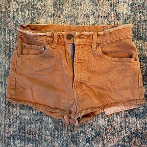 Levi's Cut Offs (Rust Denim) Size 26